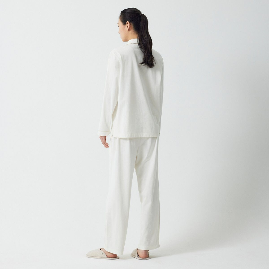 JAJU Smart Cotton 10-Length Pajama Set (Ivory) — натуральная мягкость и светлый комфорт для дома