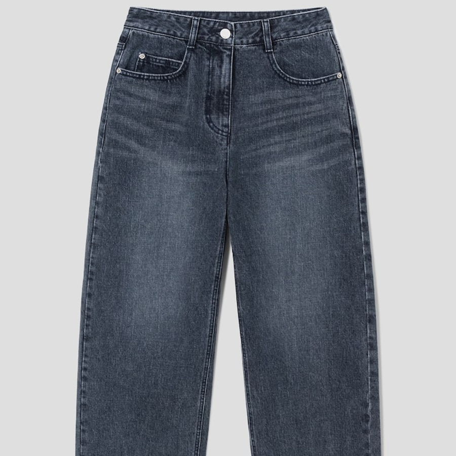 KUHO Tapered-Fit Denim Pants - Navy