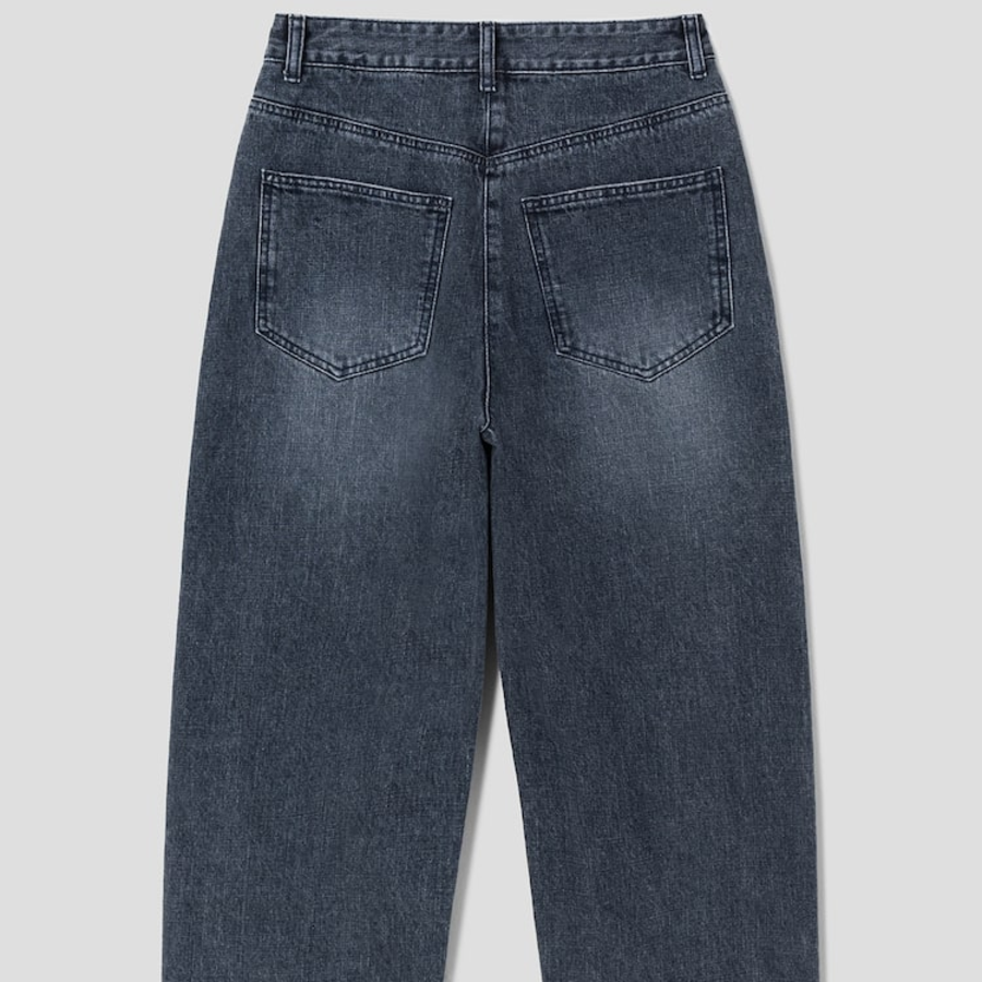 KUHO Tapered-Fit Denim Pants - Navy