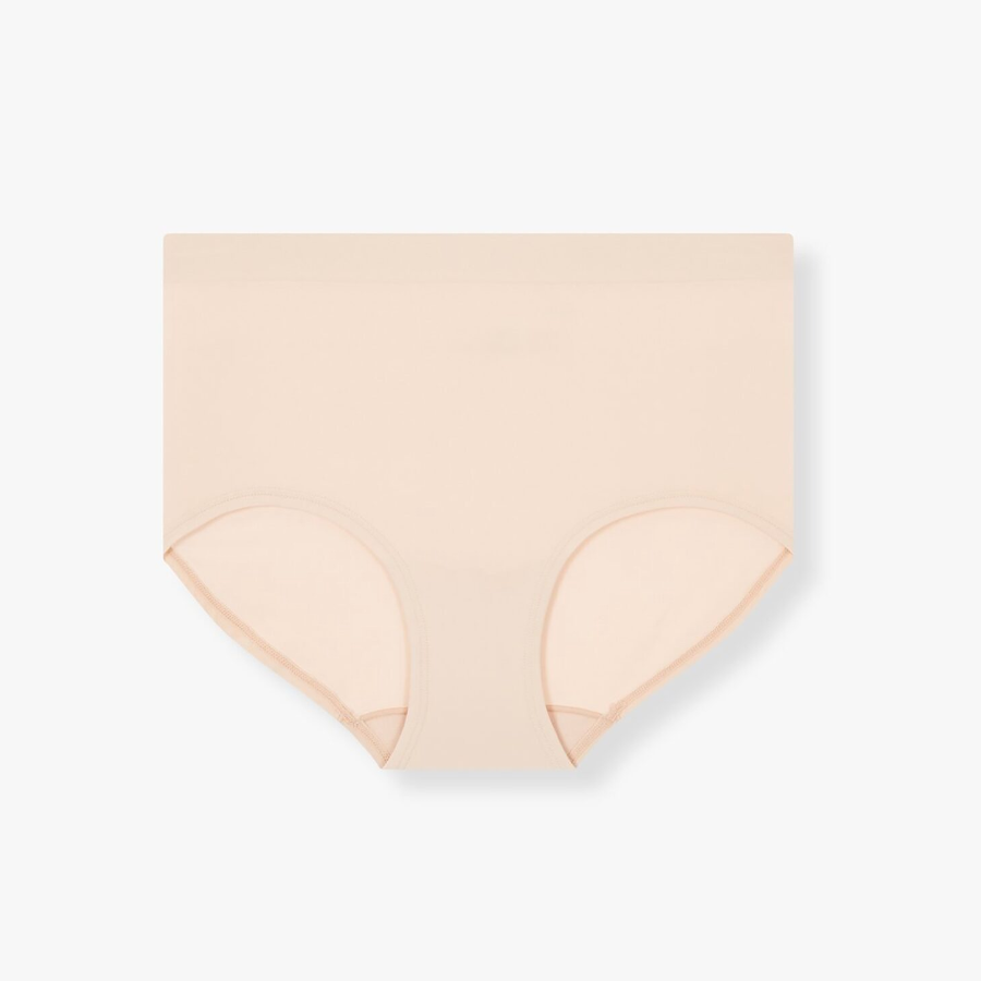 JAJU 720-Degree Stretch Seamless High-Rise Panty (Beige) — лёгкость, незаметность и идеальная посадка