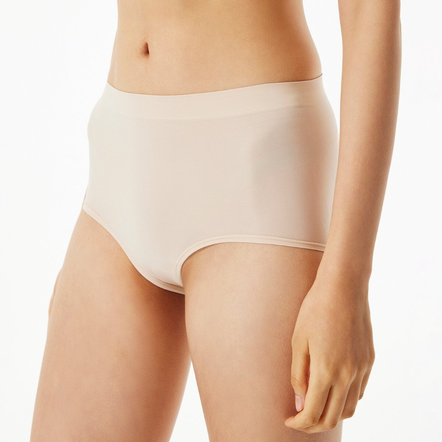 JAJU 720-Degree Stretch Seamless High-Rise Panty (Beige) — лёгкость, незаметность и идеальная посадка