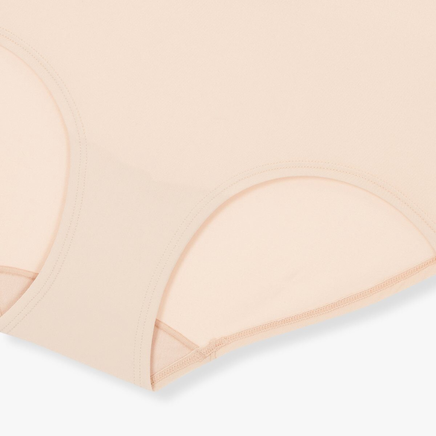 JAJU 720-Degree Stretch Seamless High-Rise Panty (Beige) — лёгкость, незаметность и идеальная посадка