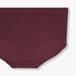 JAJU 720-Degree Stretch Seamless High-Rise Panty (Burgundy) — бесшовный комфорт и элегантный оттенок