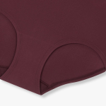 JAJU 720-Degree Stretch Seamless High-Rise Panty (Burgundy) — бесшовный комфорт и элегантный оттенок