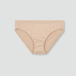JAJU Cotton Check Hiphugger Panty 3-Pack (Light Beige) — мягкость хлопка и удобная посадка каждый день
