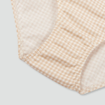 JAJU Cotton Check Hiphugger Panty 3-Pack (Light Beige) — мягкость хлопка и удобная посадка каждый день