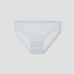JAJU Cotton Check Hiphugger Panty 3-Pack (Light Blue) — комфорт и свежесть в классическом дизайне