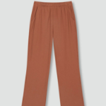 JAJU Soft Rib Bootcut Lounge Pants (Brick) — комфорт и стиль в расслабленном образе