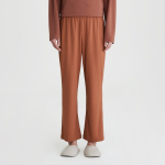 JAJU Soft Rib Bootcut Lounge Pants (Brick) — комфорт и стиль в расслабленном образе