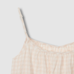 JAJU Cotton Seersucker Sleeveless Pajama Dress (Light Pink) — лёгкость и комфорт для летнего отдыха