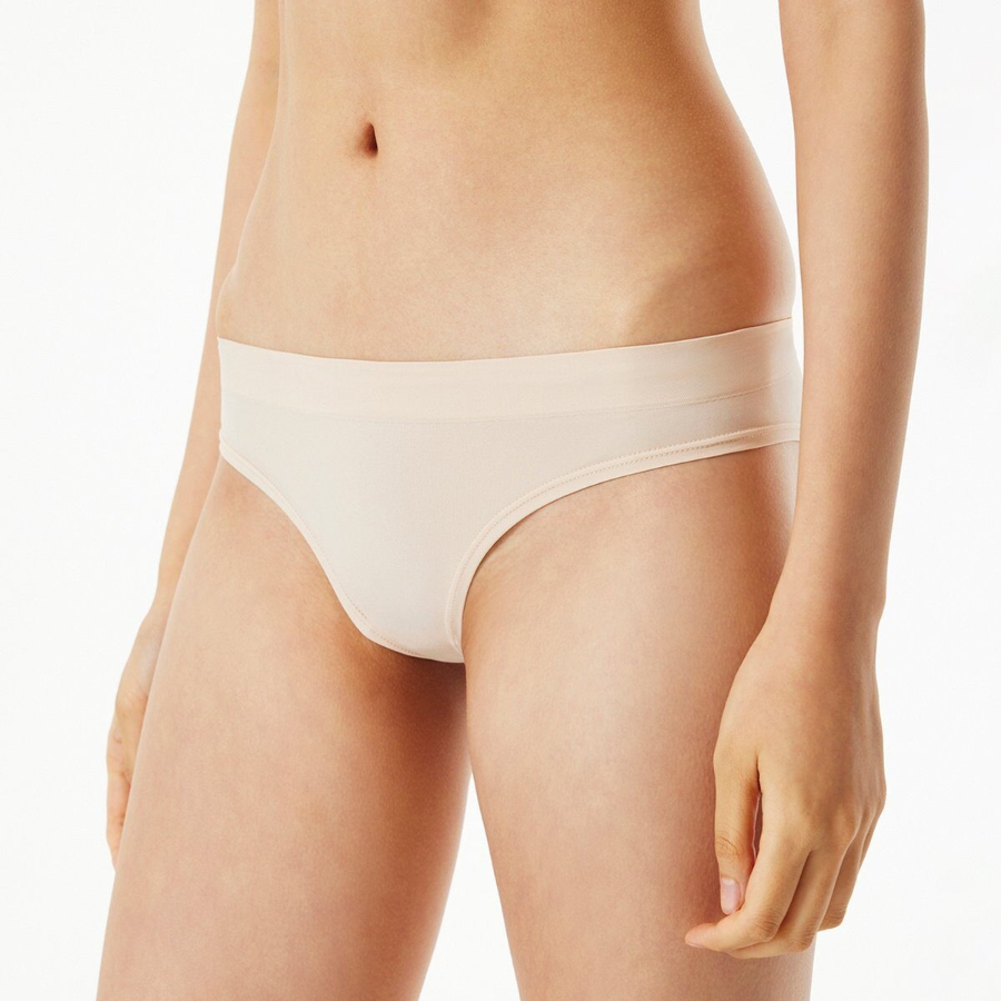 JAJU 720-Degree Stretch Seamless Bikini Panty (Beige) — невидимая поддержка и полная свобода движений