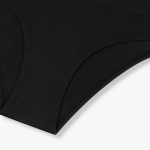 JAJU 720-Degree Stretch Seamless Bikini Panty (Black) — невидимая основа на каждый день