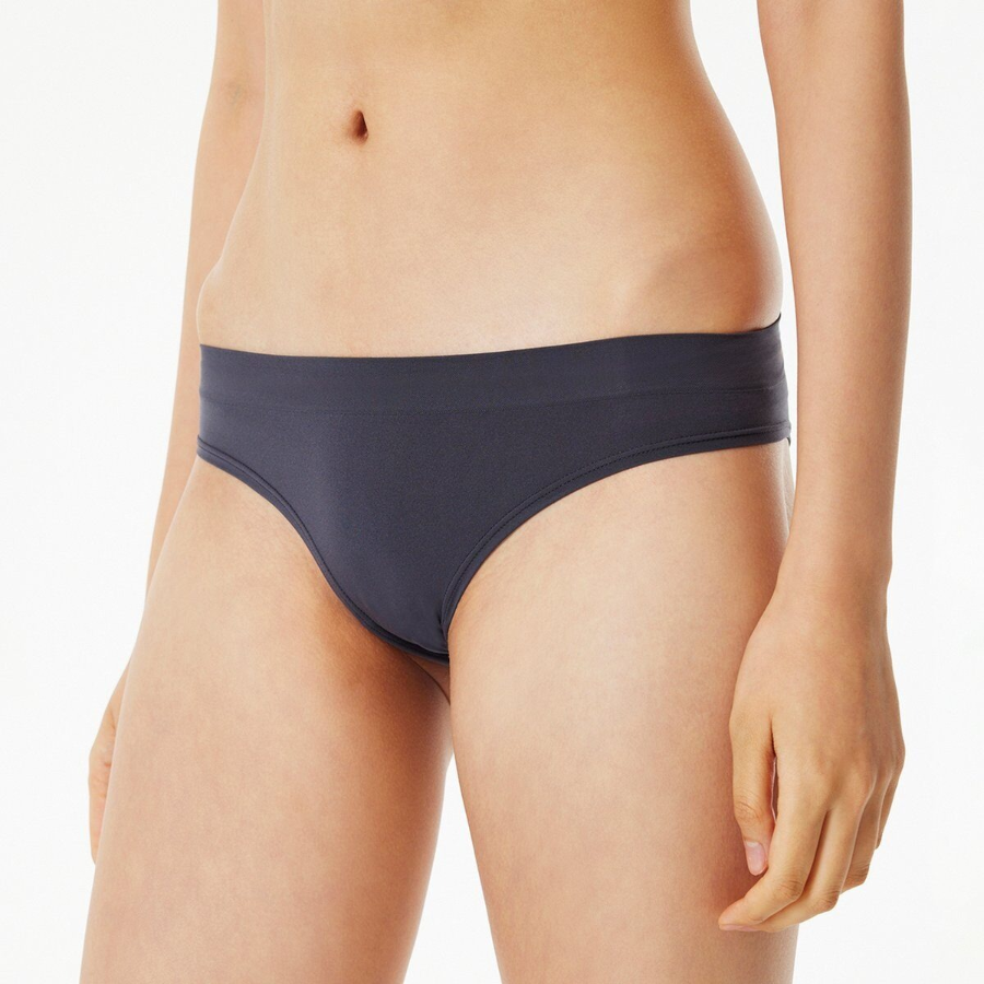 JAJU 720-Degree Stretch Seamless Bikini Panty (Charcoal) — комфорт без границ