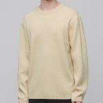 Minimal Crew Neck Knit [Lemon]