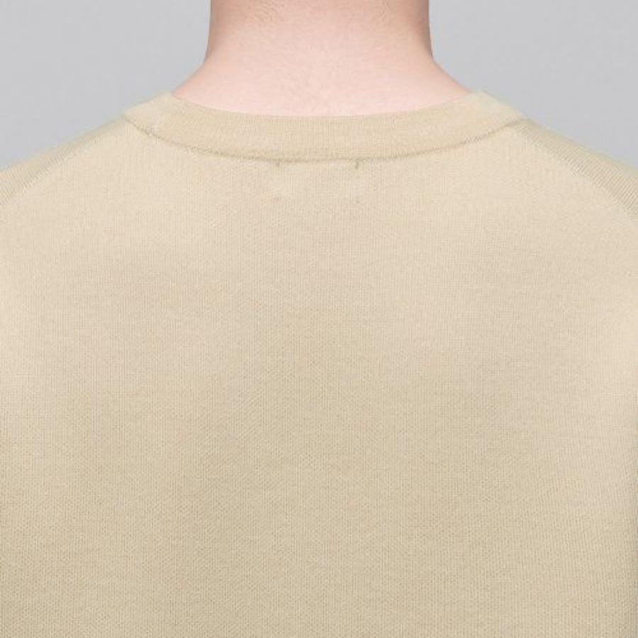 Minimal Crew Neck Knit [Lemon]