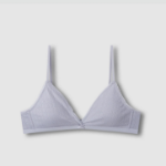 JAJU Cotton Pointelle Bralette (Light Grey) — нежность хлопка в спокойной палитре