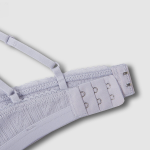 JAJU Cotton Pointelle Bralette (Light Grey) — нежность хлопка в спокойной палитре