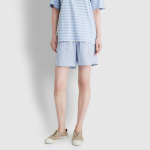 JAJU 60-Count Cotton 4.5" Lounge Shorts (Light Blue) — лёгкость и свобода для домашнего отдыха