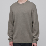 Minimal Crew Neck Knit [Dusty Beige]
