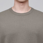Minimal Crew Neck Knit [Dusty Beige]