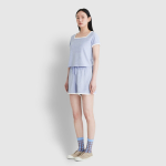 JAJU Terry Square Neck Lounge T-Shirt (Sky Blue) — мягкость и элегантность для домашнего уюта