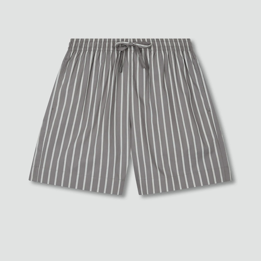 JAJU 60s Cotton 4.5 Lounge Shorts (Light Gray) — лёгкость и свобода в каждой детали