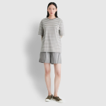 JAJU 60s Cotton 4.5 Lounge Shorts (Light Gray) — лёгкость и свобода в каждой детали