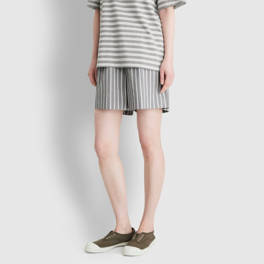 JAJU 60s Cotton 4.5 Lounge Shorts (Light Gray) — лёгкость и свобода в каждой детали