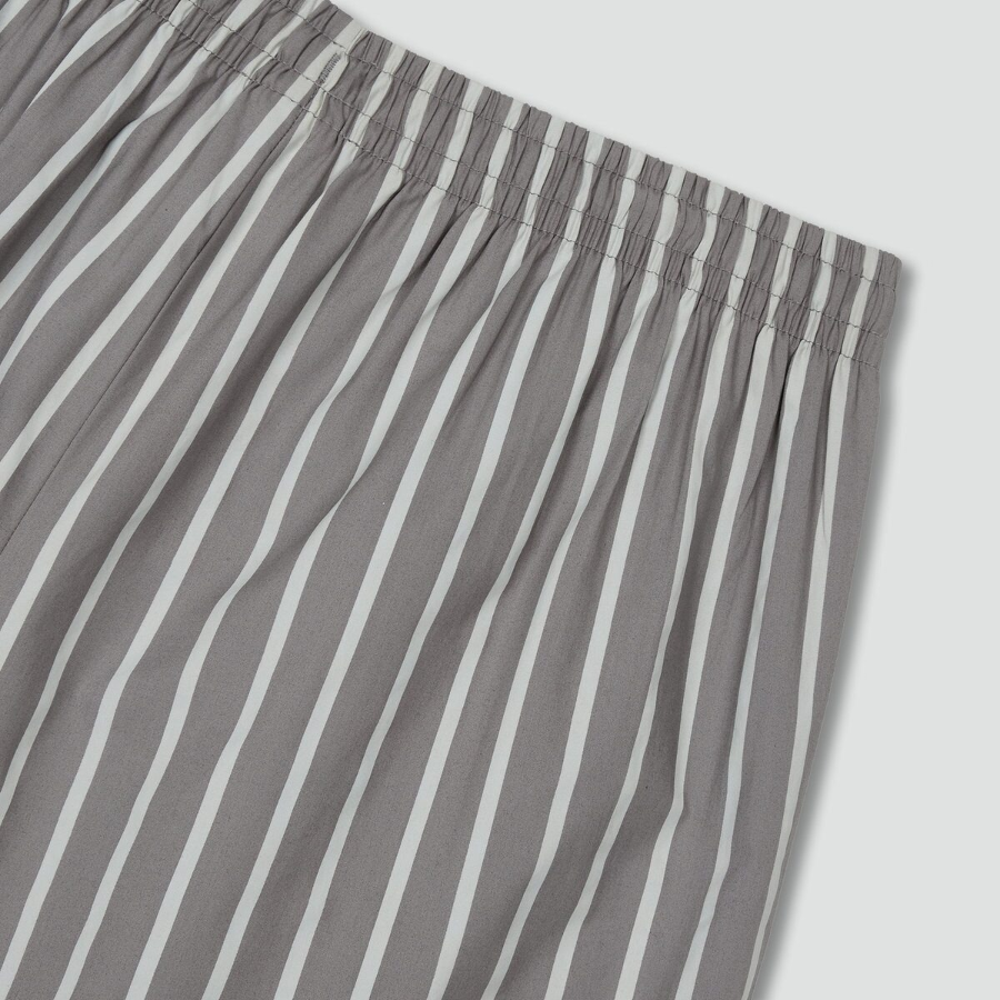 JAJU 60s Cotton 4.5 Lounge Shorts (Light Gray) — лёгкость и свобода в каждой детали