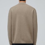 Minimal Mock Neck Knit [Beige]