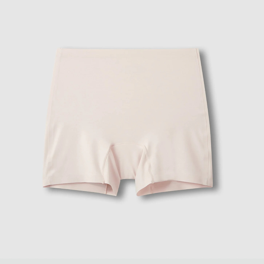 JAJU Rayon No-Line Boyshort Panty (Beige) — невидимое бельё с ощущением прохлады