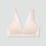 JAJU Mesh No-Line Crop Bra (Beige) — невесомая поддержка и вентиляция