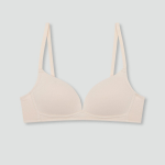 JAJU 720-Degree Stretch Cotton Mold Bra (Beige) — идеальная поддержка и комфорт в натуральном стиле