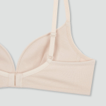 JAJU 720-Degree Stretch Cotton Mold Bra (Beige) — идеальная поддержка и комфорт в натуральном стиле