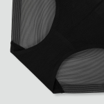 JAJU Mesh No-Line Hiphugger Panty (Black) — лёгкость и незаметность на каждый день