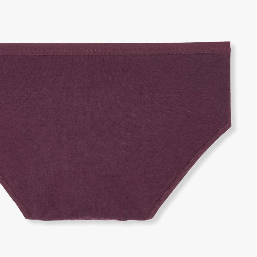 JAJU 720-Degree Stretch Cotton Hiphugger Panty (Burgundy) — идеальная посадка и комфорт весь день
