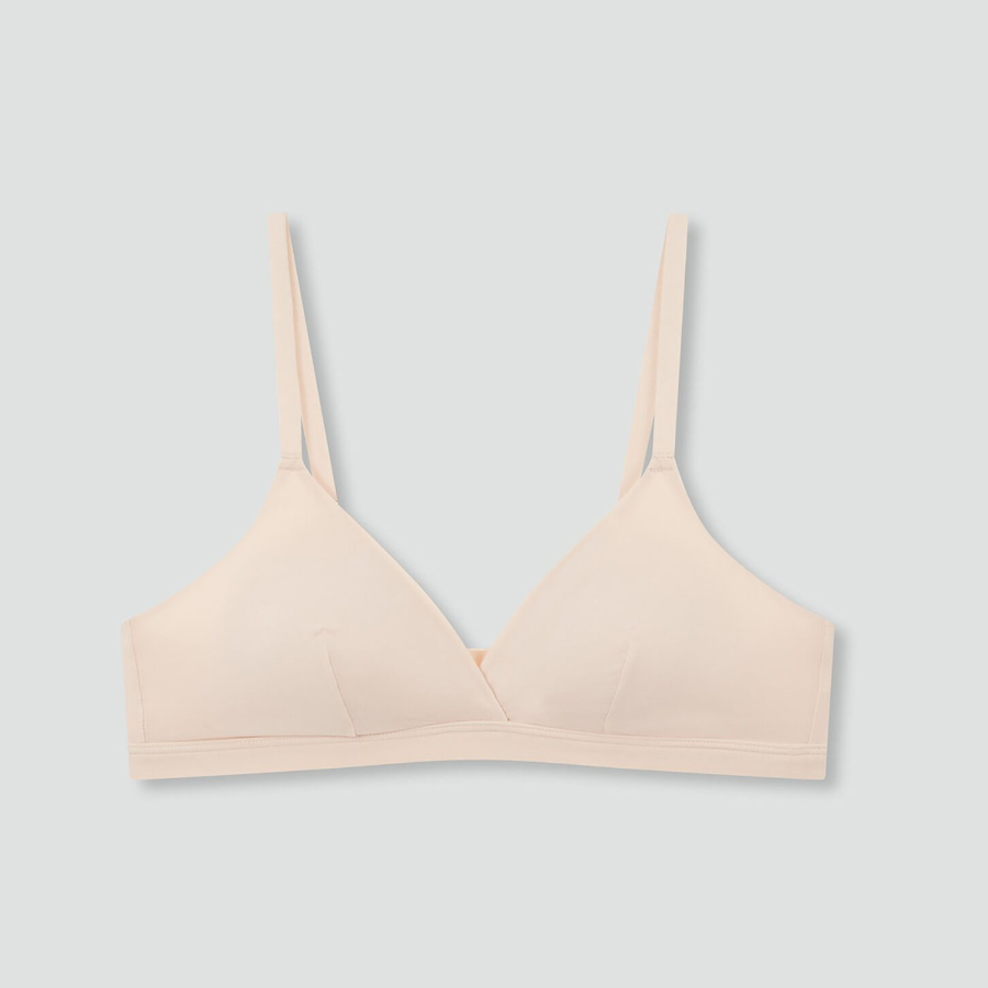 JAJU 720-Degree Stretch Butter Bralette (Beige) — максимальная мягкость и комфорт без компромиссов