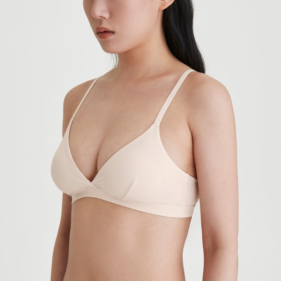 JAJU 720-Degree Stretch Butter Bralette (Beige) — максимальная мягкость и комфорт без компромиссов