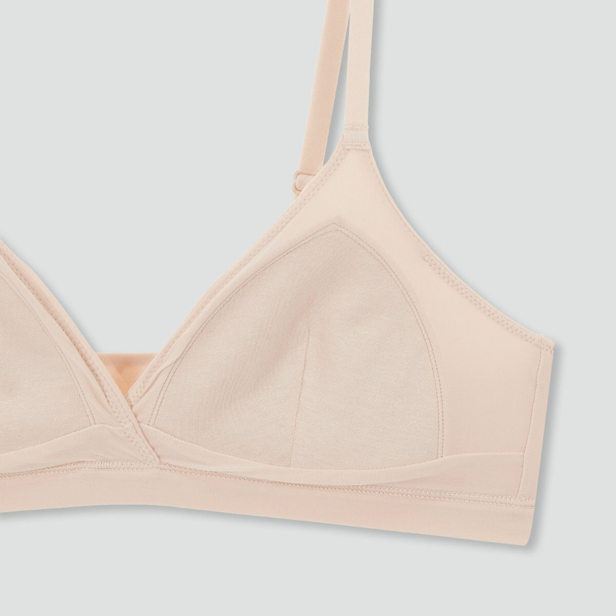 JAJU 720-Degree Stretch Butter Bralette (Beige) — максимальная мягкость и комфорт без компромиссов