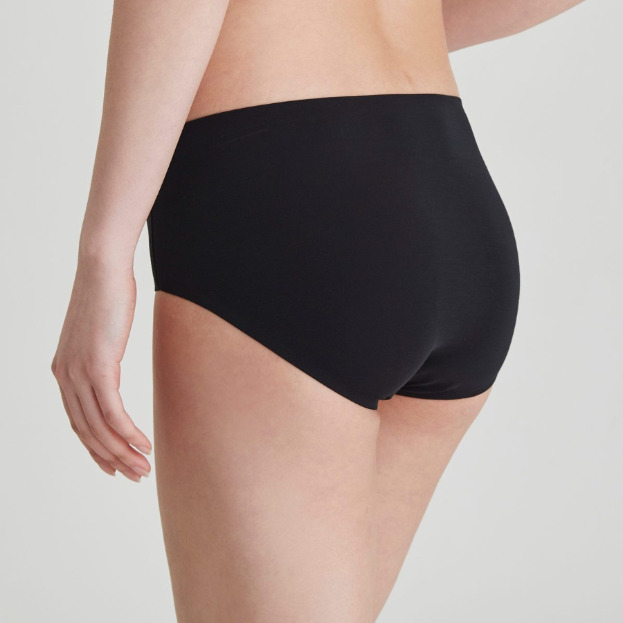 JAJU 120-Count Modal No-Line Hiphugger Panty (Black) — гладкость, как вторая кожа
