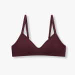 JAJU 720-Degree Stretch Cotton Bralette (Burgundy) — поддержка и мягкость без компромиссов