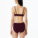 JAJU 720-Degree Stretch Cotton Bralette (Burgundy) — поддержка и мягкость без компромиссов