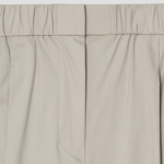 KUHO [Summer Icon Slacks] [Golf] Daily Use Tapered Tuck Pants – Beige