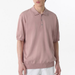 Washable Supima Cotton Knitted Polo Shirt [Desert Pink]