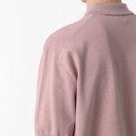Washable Supima Cotton Knitted Polo Shirt [Desert Pink]