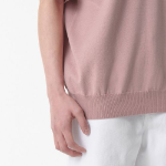 Washable Supima Cotton Knitted Polo Shirt [Desert Pink]