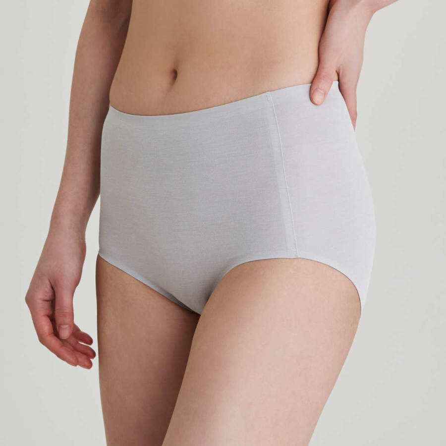 JAJU Air Modal No-Line High-Rise Panty (Dark Beige) — комфорт и незаметность с высокой посадкой