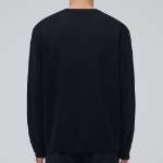 Minimal Crew Neck Knit [Black]