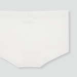 JAJU Cotton Rib Outband Shorty Panty (White) — комфорт и стиль в классическом исполнении
