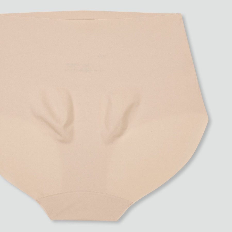 JAJU Support No-Line High-Rise Panty (Beige) — поддержка и невидимость под одеждой